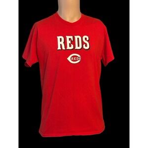 Cincinnati Reds Short Sleeve‎ T Shirt Mens Medium See Dimensions MLB Merchandise